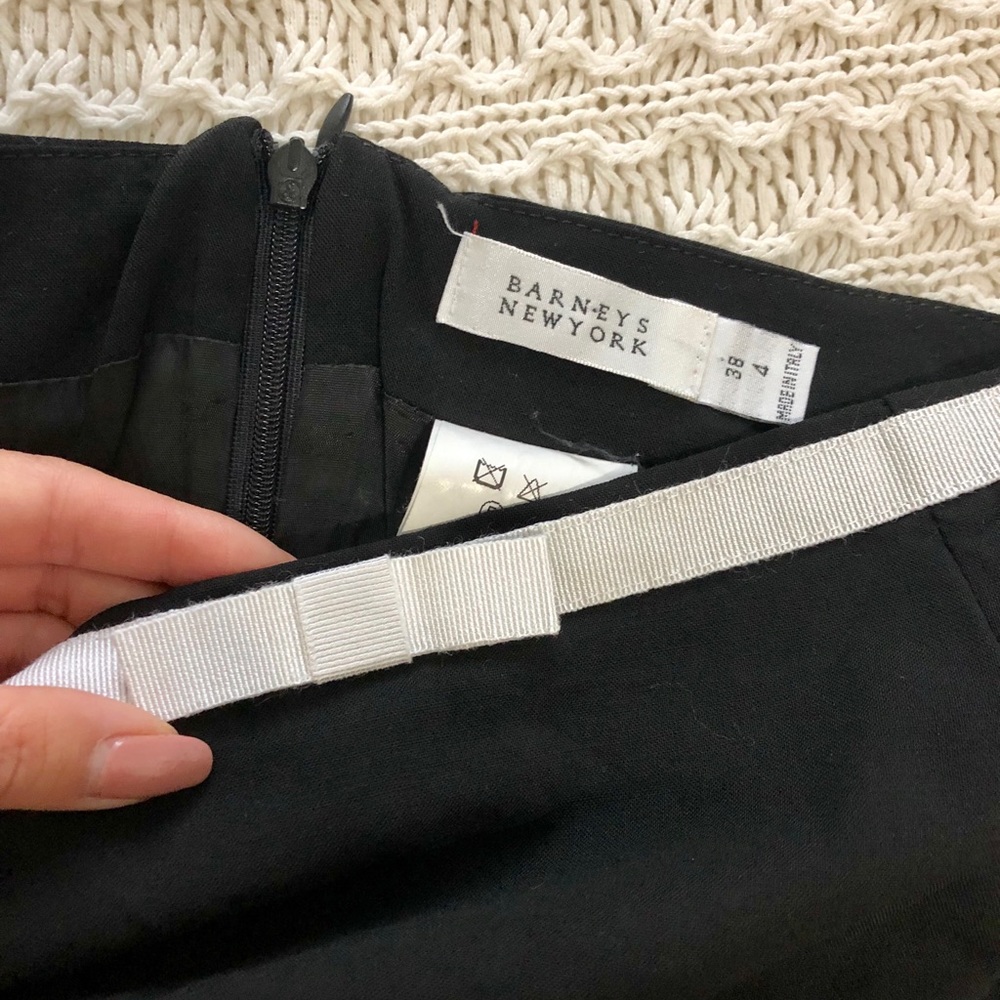 Barney’s New York Black Pencil Skirt